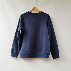 Fresh Clean Threads Men's Size Medium FTC Dark Navy Crewneck Sweatshirt Elevated